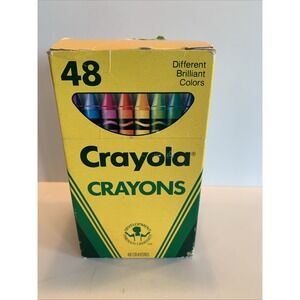 48 Crayola Crayons 1988 Binney&Smith Made In U.S.A. Unopened Box